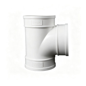 Conector en T de PVC